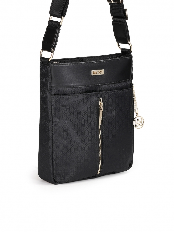 Ladies' black messenger bag
