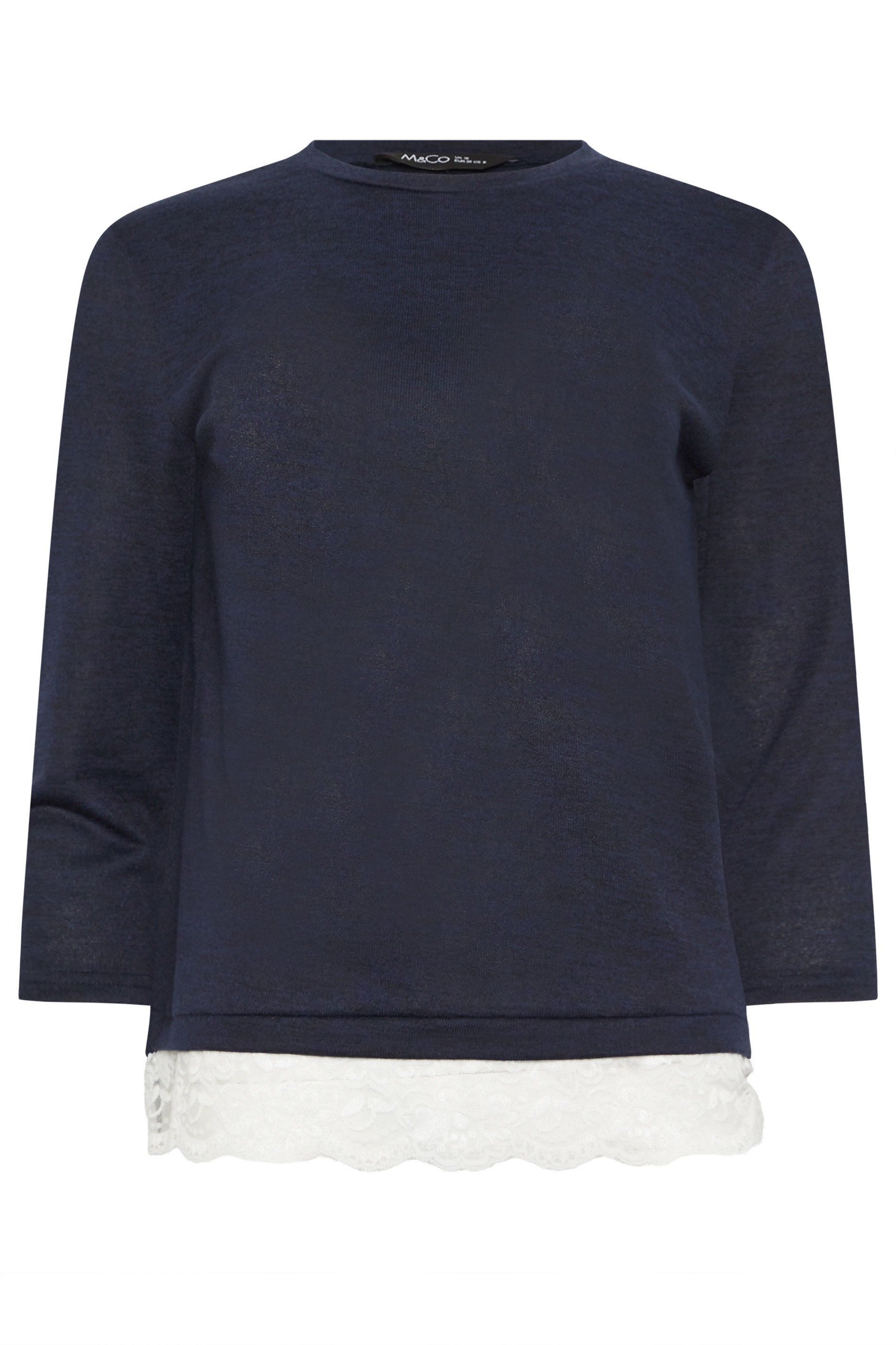 M&Co Scoop Neck Top