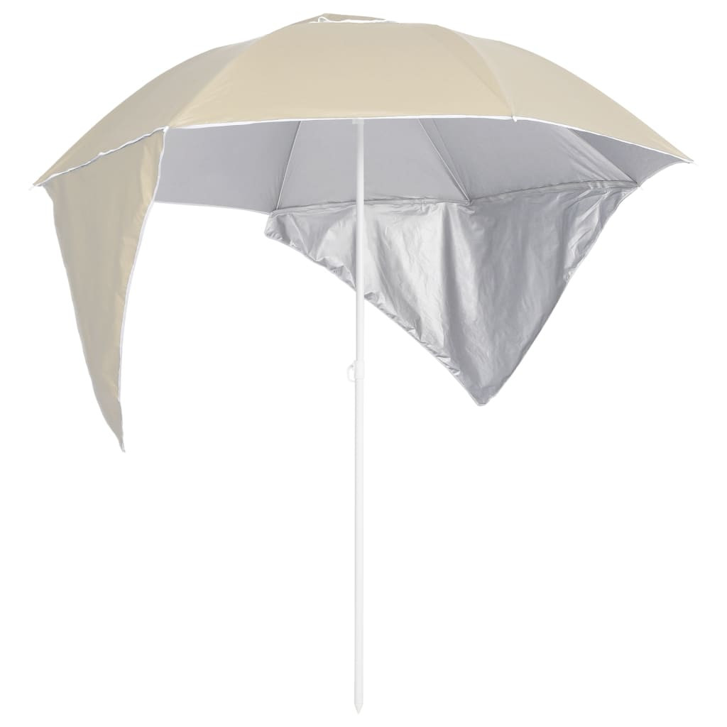 Parasol plażowy ŻółtyvidaXL