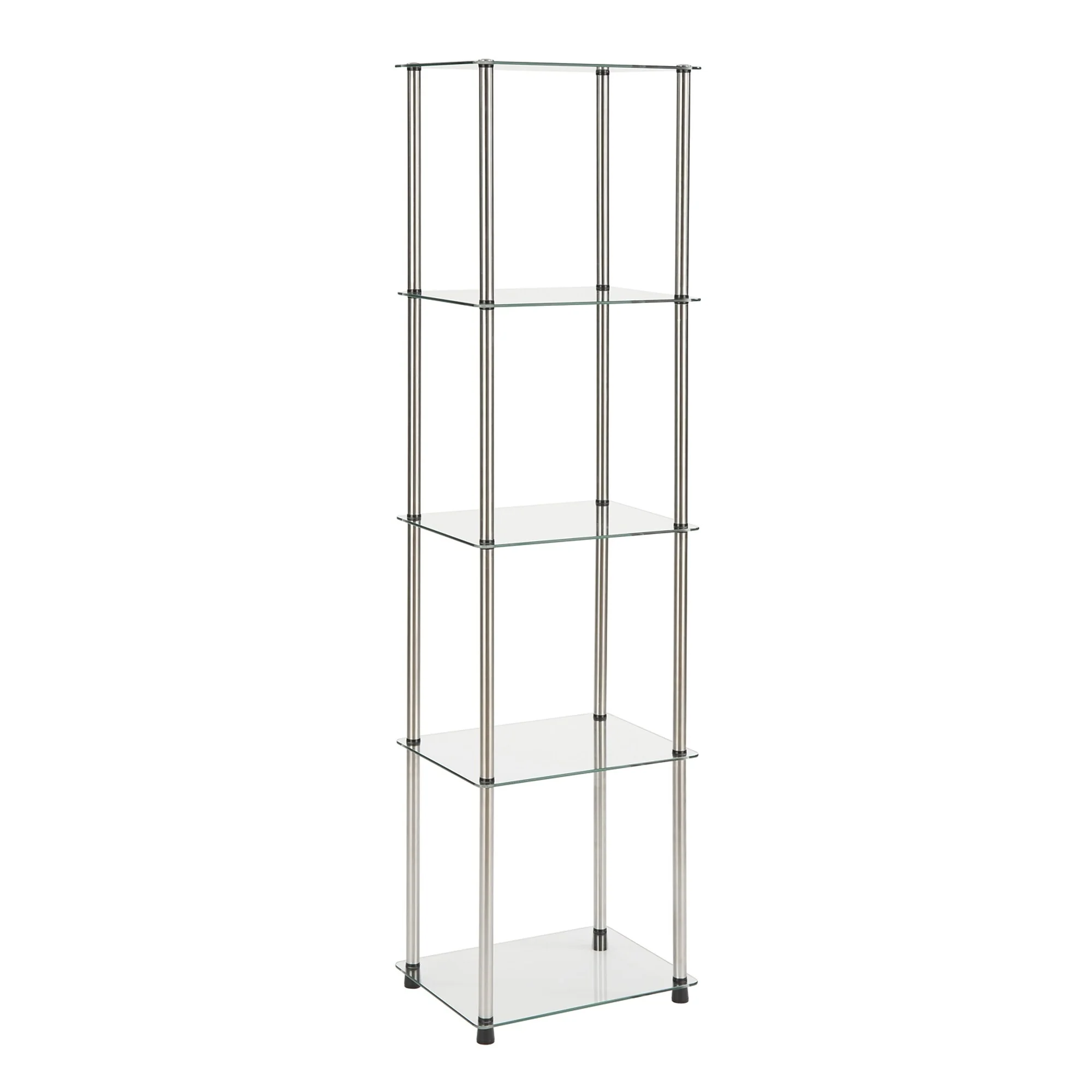 Convenience Concepts Designs2Go Classic Glass 5 Tier Tower