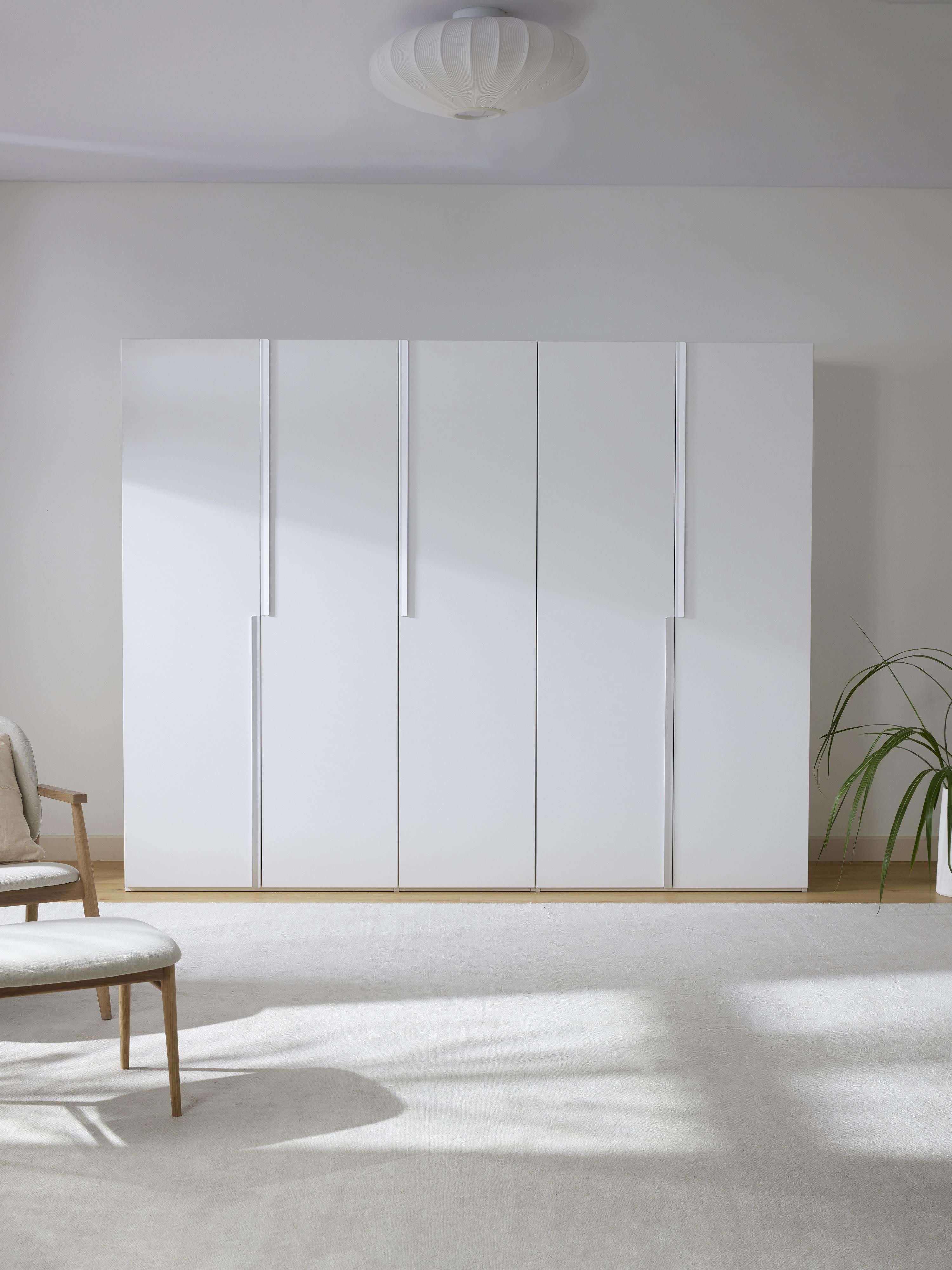 Modularer Drehtürenschrank Leon, 250 cm Breite, in verschiedenen Größen