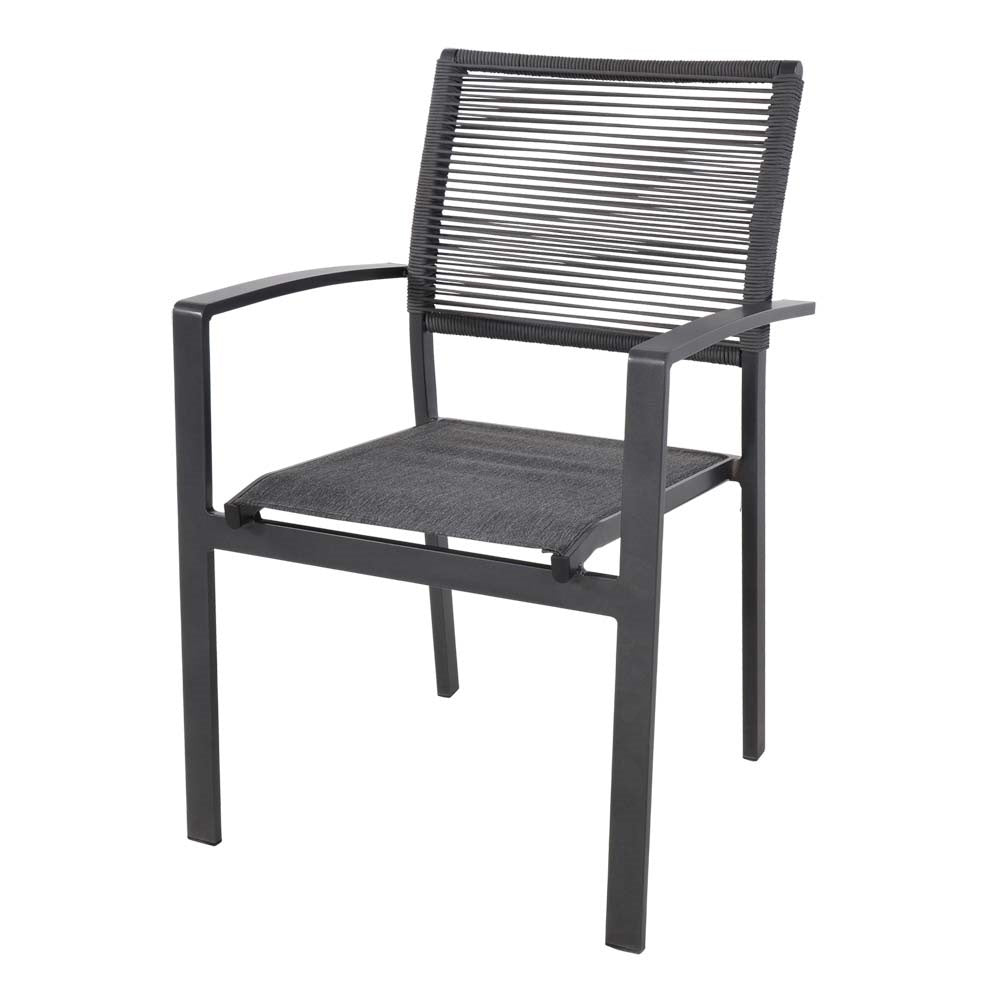 Lesli Living bistrostoel Vitolini - grijs - 57x62x87cm