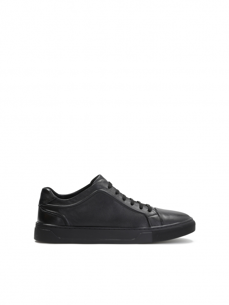 Men's timeless grain leather sneakers