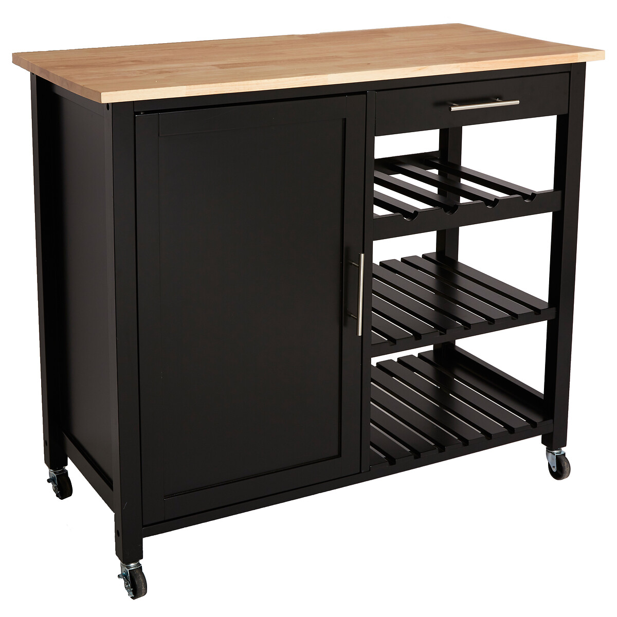 Móvel de apoio CALUDE preto