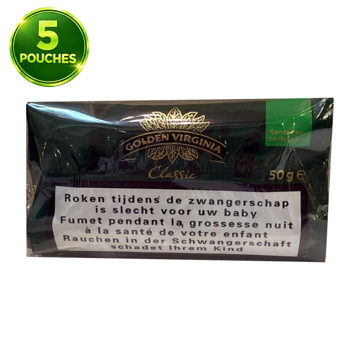 Amber Leaf 25g — Virginia,Burley Hand Rolling Tobacco in 25g Pouch Format