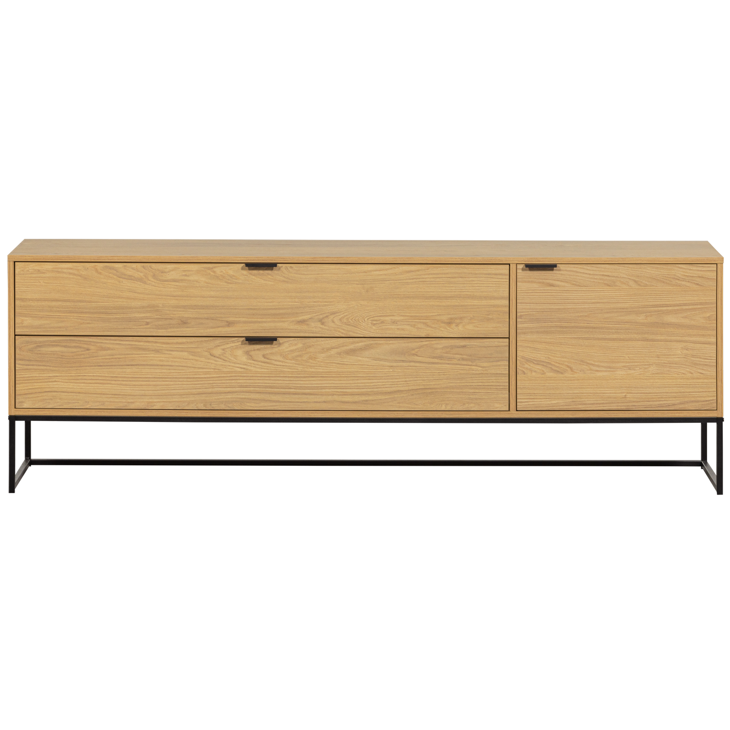 WOOOD tv-meubel Silas - Eiken - Melamine - 61x180x44