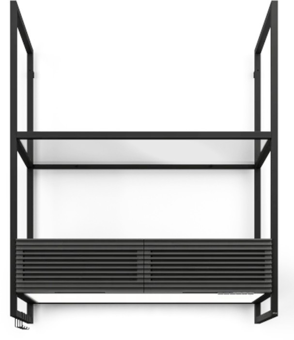 ELICA Okap OPEN SUITE BL MAT/F/80 czarny PRF0166703 *