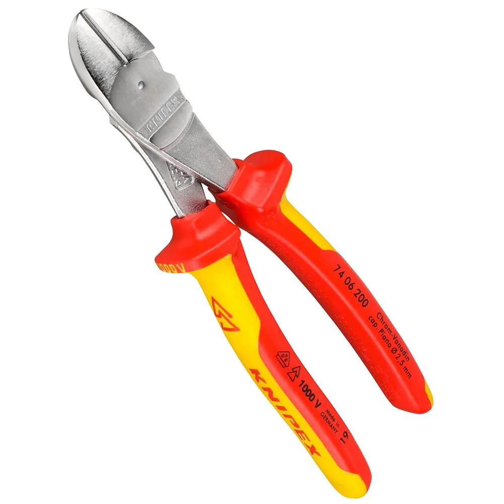 Knipex High Leverage Diagonal Cutter Insulated 200 mm