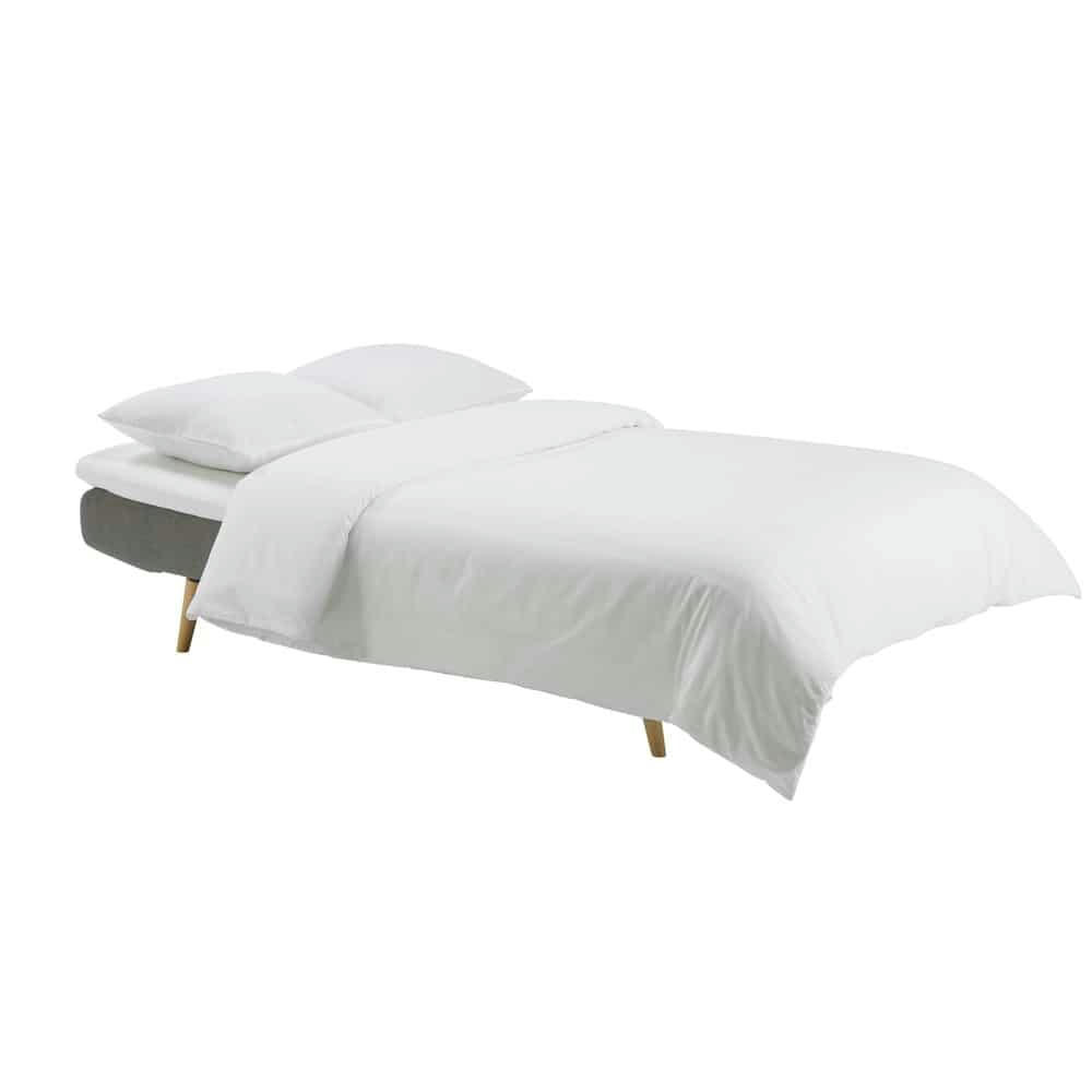 Dakota - Canapé clic-clac 3 places gris