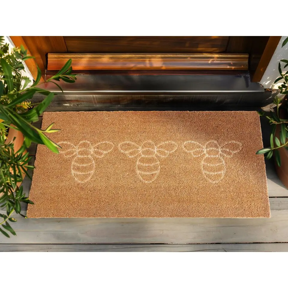 CAVITE - Deurmat - Natuurlijk - 55 x 120 cm - Kokos