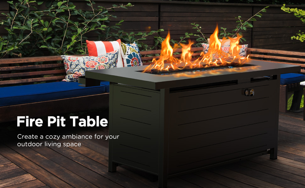 Propane fire pit