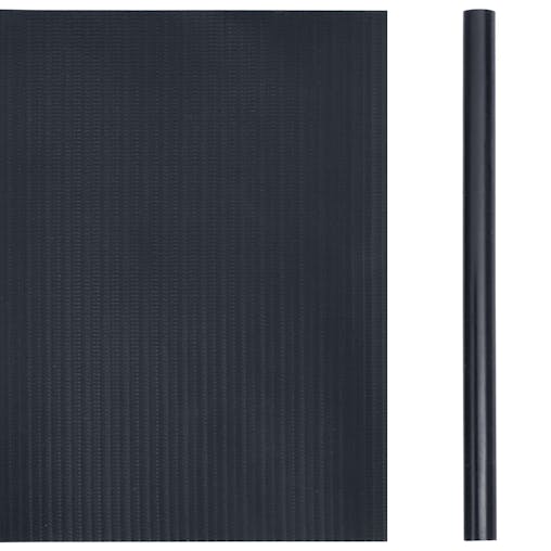 NNEVL Garden Privacy Screens 4 pcs PVC 35x0.19 m Matte Dark Grey