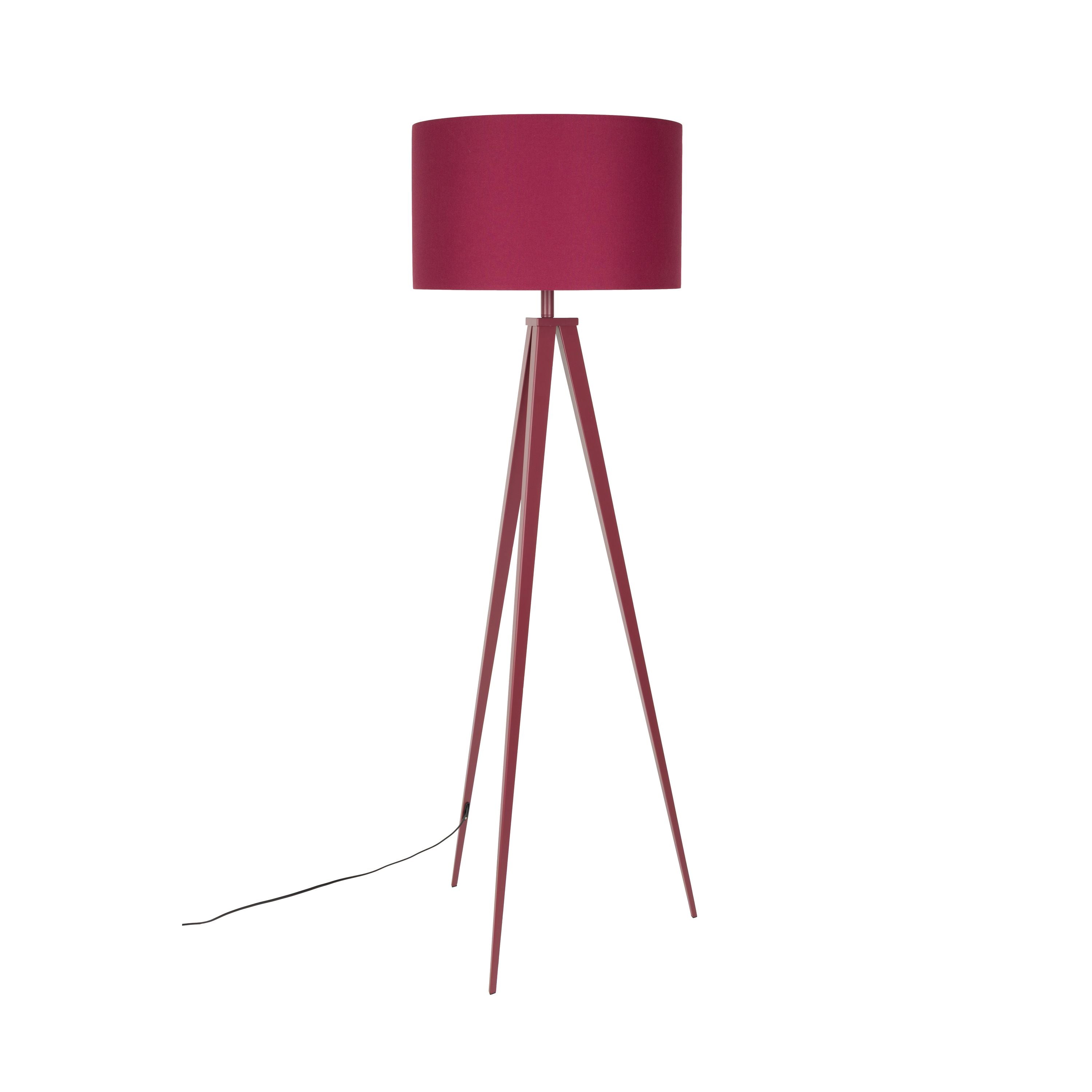 Zuiver Tripod Vloerlamp Marsala Rood