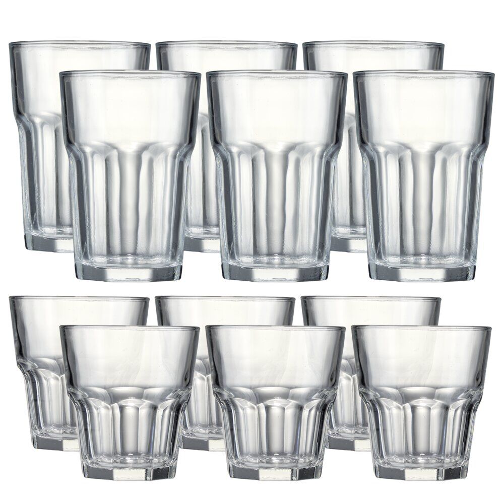 Verre mojito x12 en verre transparent 25cl et 33cl