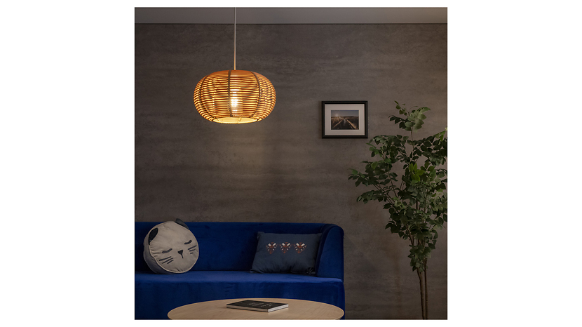 Lampa wisząca KB Afirro beżowo-biała