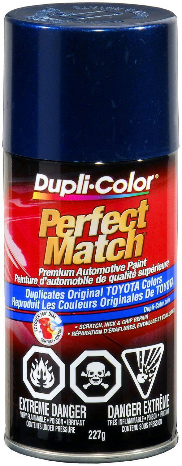 Dupli-Color Perfect Match Premium Acrylic Lacquer Automotive Aerosol Spray Paint, Dark Blue Pearl (8P4), 227-g