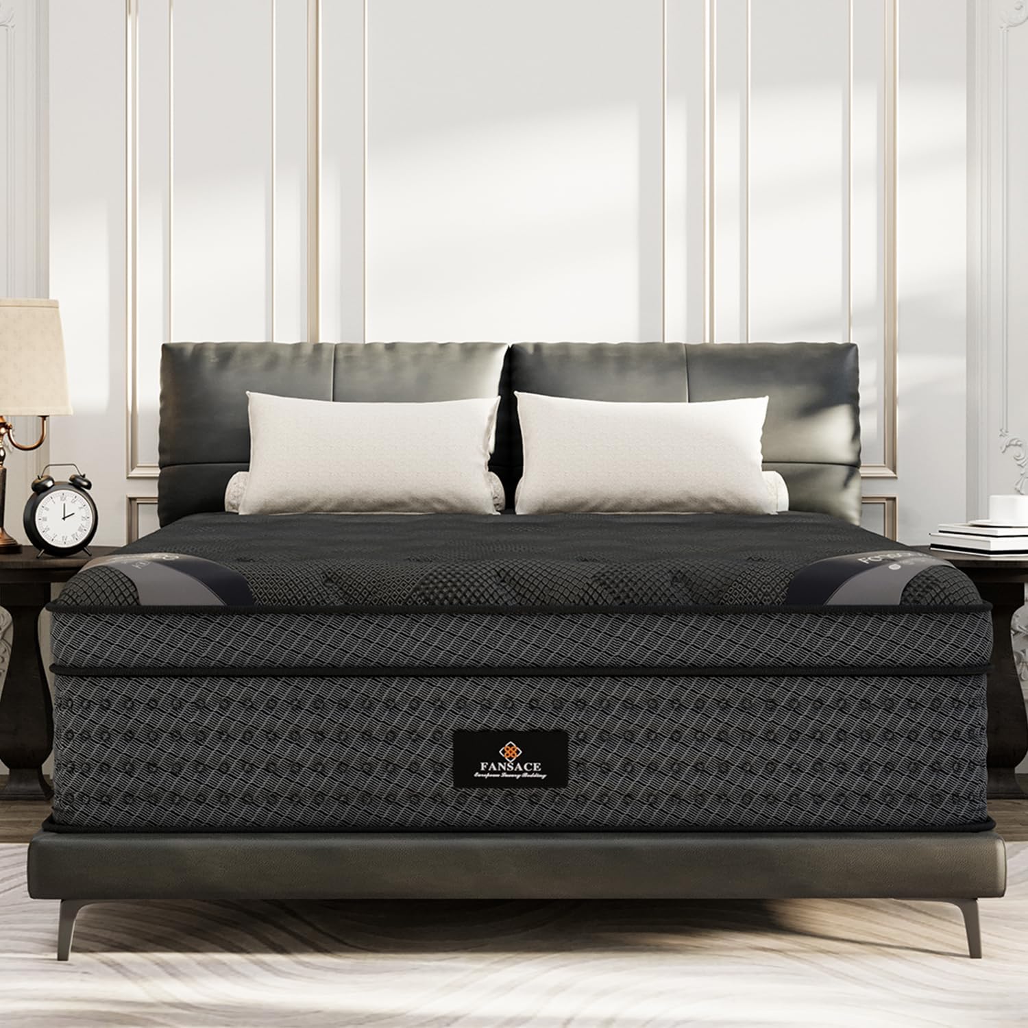 Firm King Size Mattress (High-End Upgraded) Hotel-Level Luxury 14 Inch Hybrid King Mattress in A Box, Cooling-Gel Memory Foam & Pocket Springs, Back Pain, Extra Edge Support, 365-Night Trial
