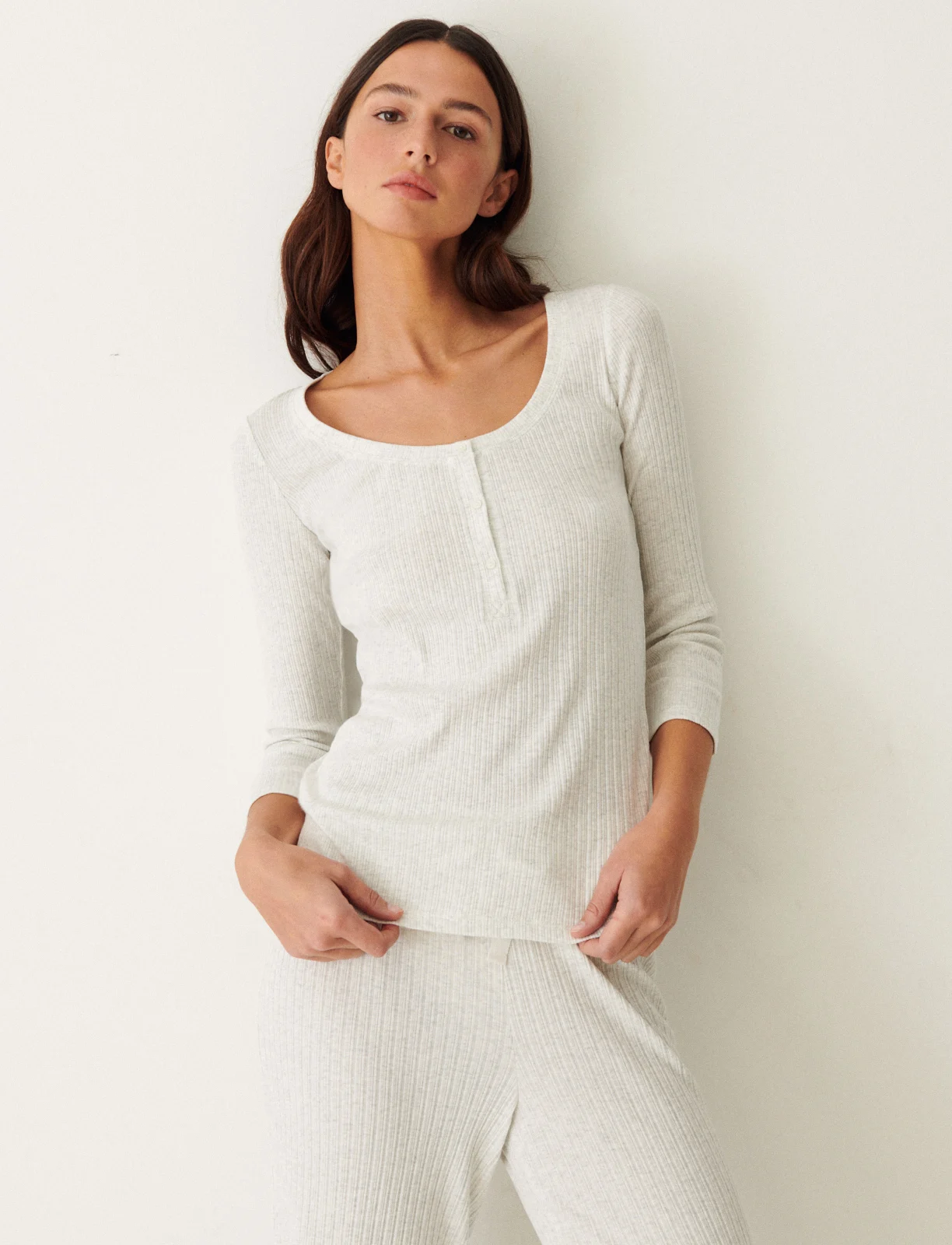 T-shirt manches longues ESSENTIEL RIB