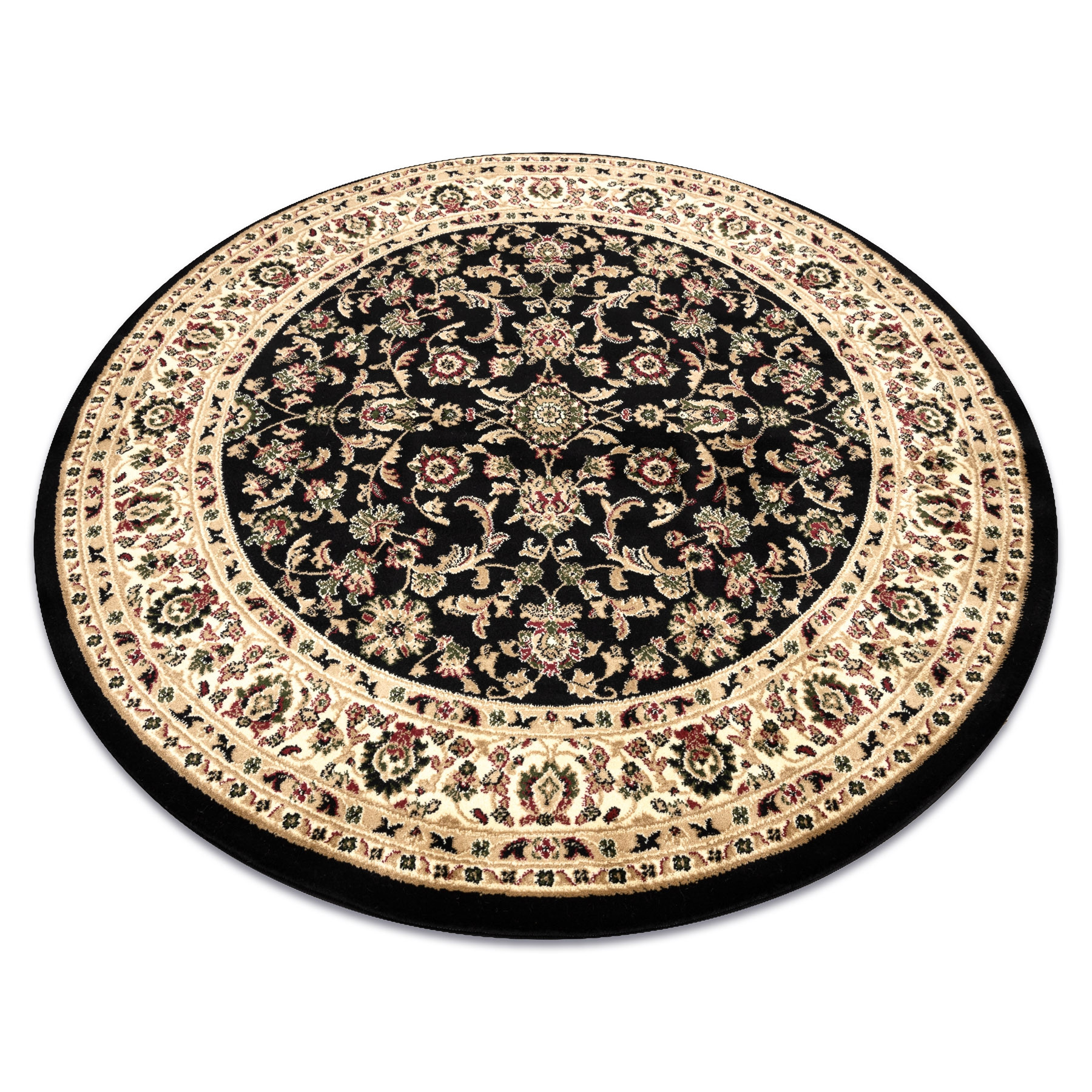 Dywan ROYAL ADR wzór 1745 czarnykoło 120 cm