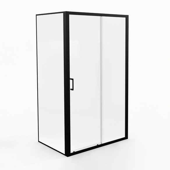 Glasdusche, BxHxT: 120 x 200 x 80 cm