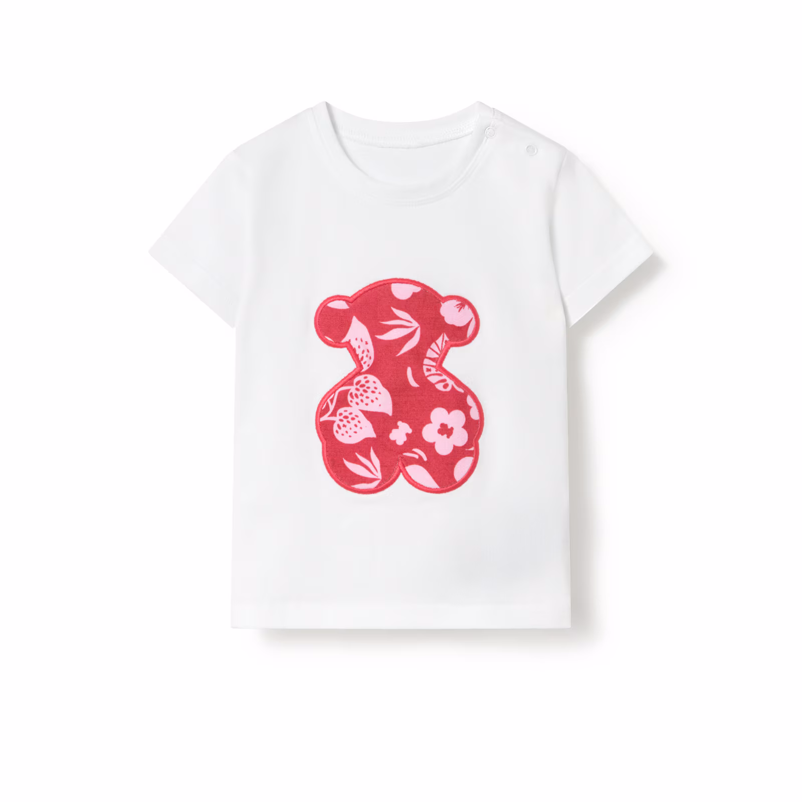 Camiseta de playa Flower granate