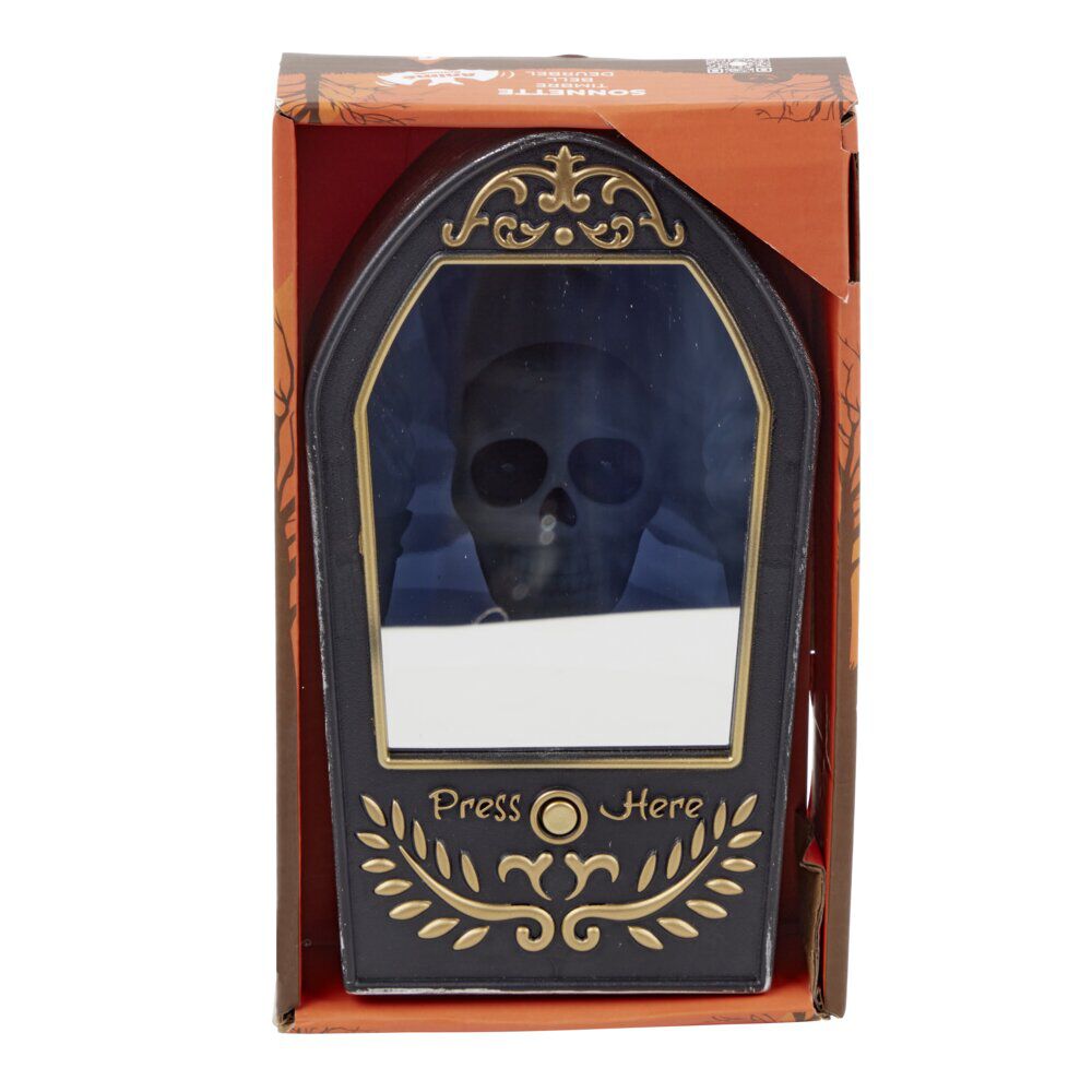 Sonnette miroir animé Halloween