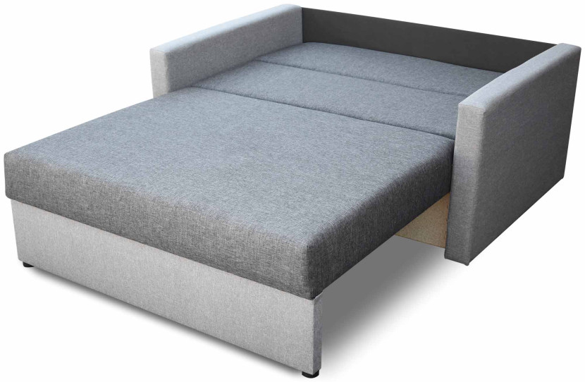 Sofa amerykanka rozkładana Tedi 2 Szara/Grafitowa