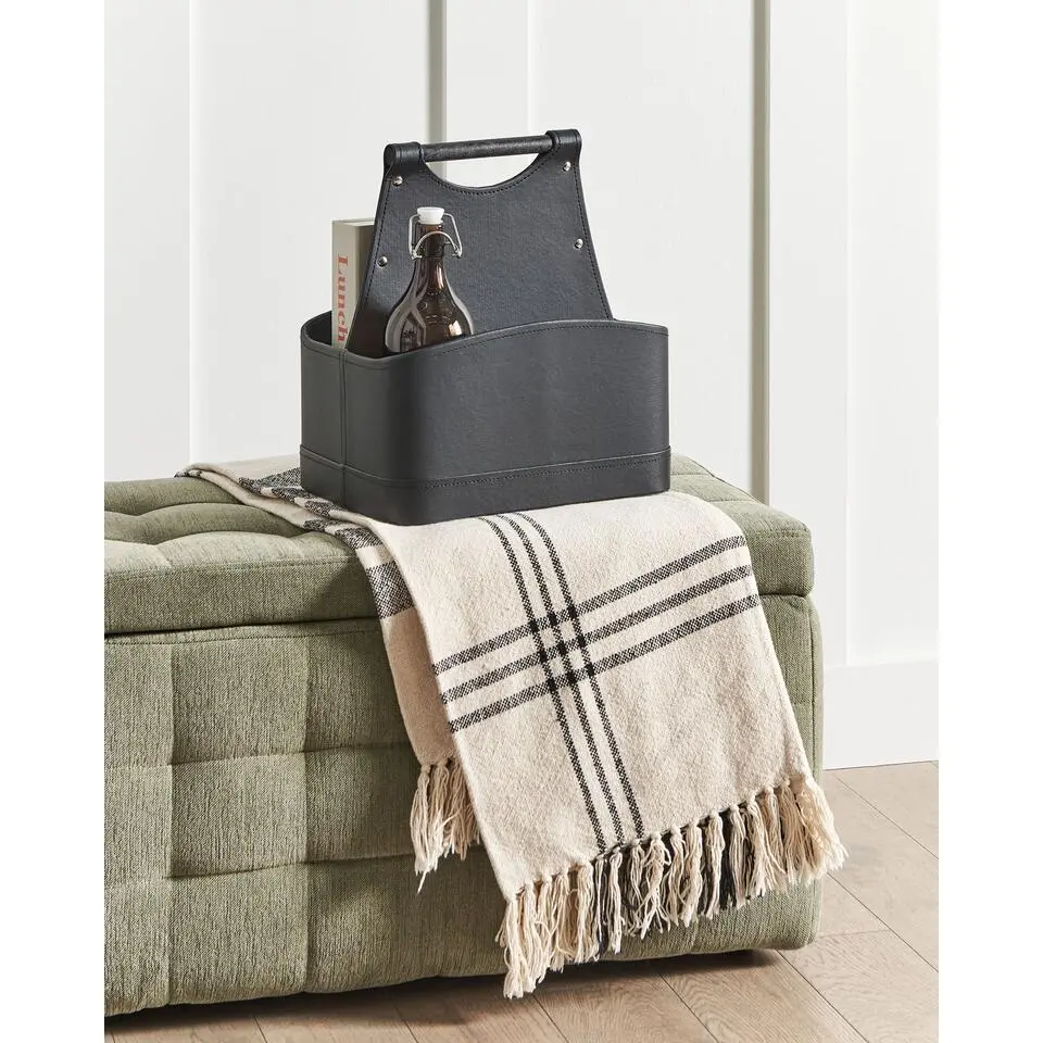 URUK - Opbergmand - Grafietgrijs - Kunstleer