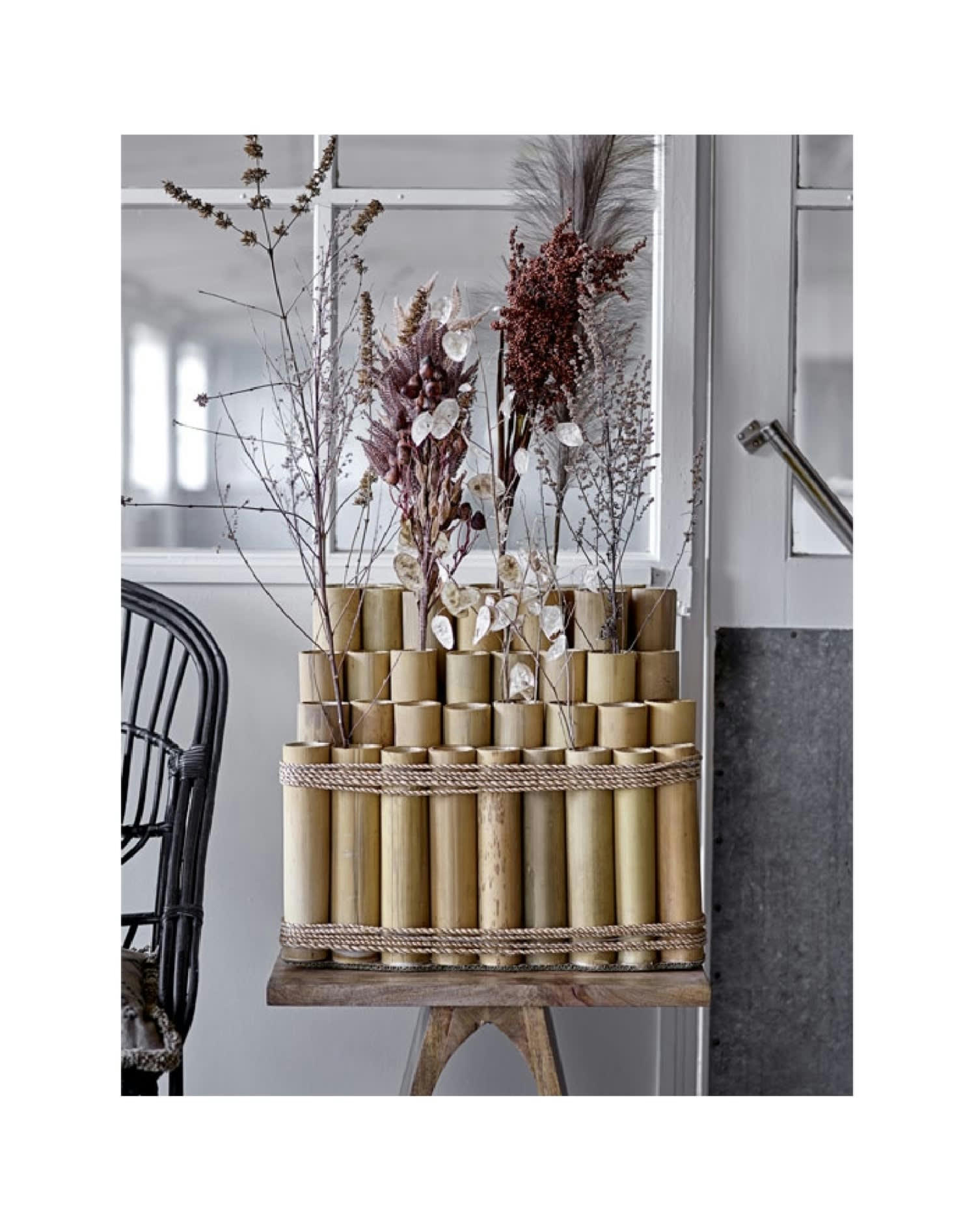 KOKO - Objet décoratif en bambou beige