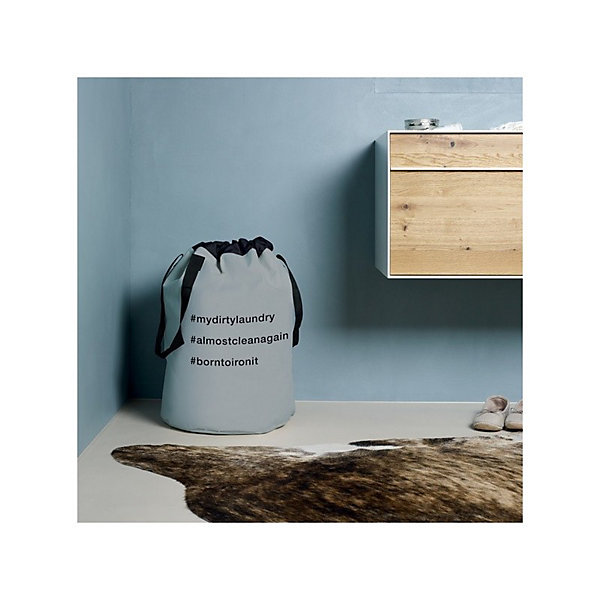 Panier àlinge FUNWASH 75L Gris Clair Spirella