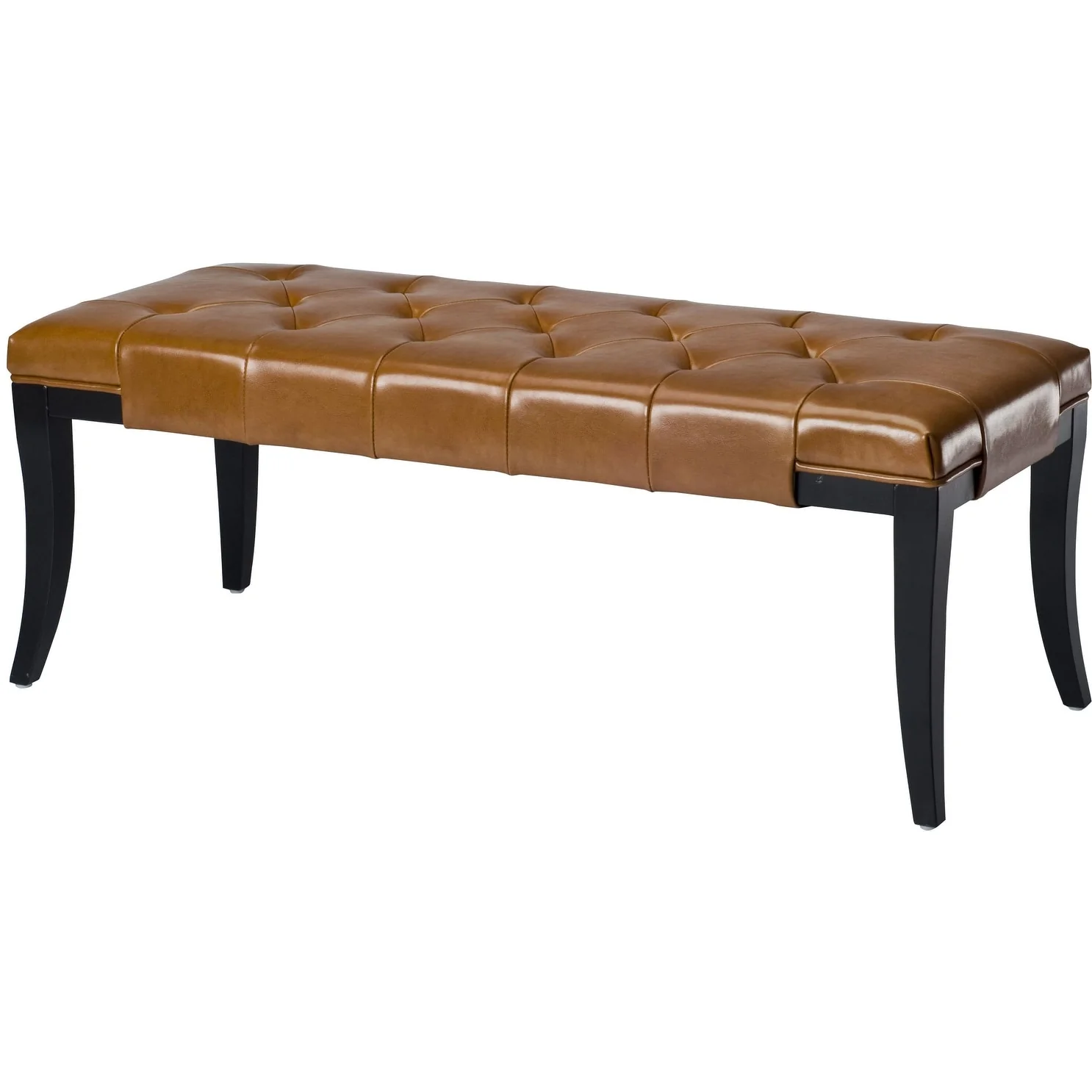 SAFAVIEH Missy Bicast Leather Saddle Bench - 47 x 20 x 18 - 47Wx20Dx18H