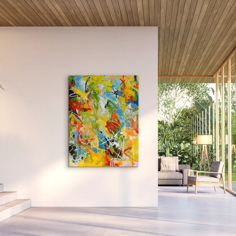 Leinwandbild Mix Painting