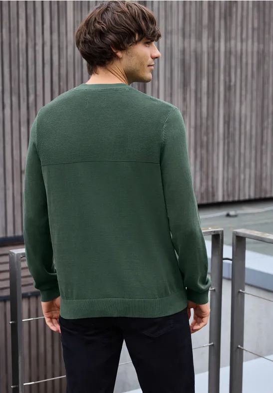Strukturmix Pullover
