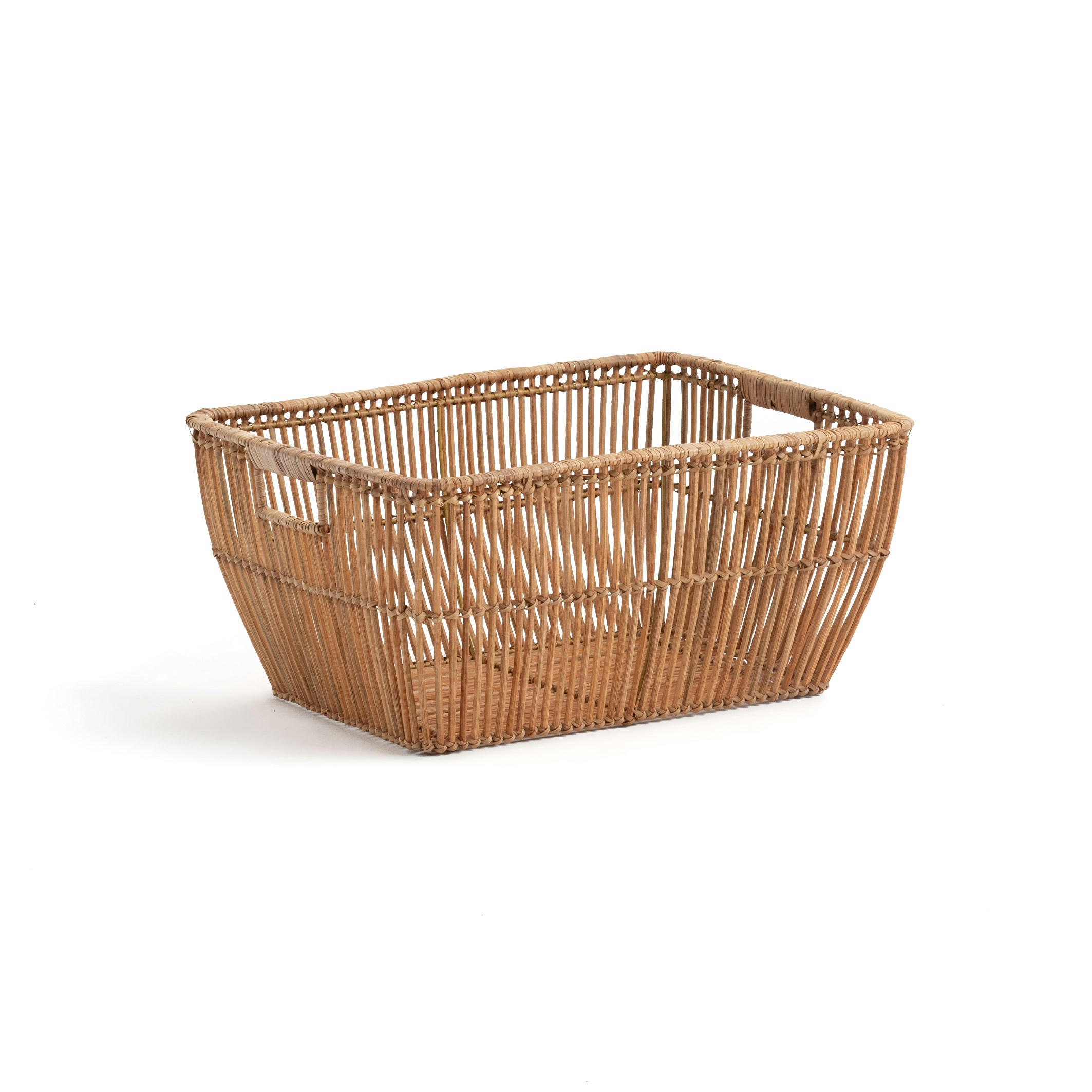 Panier à linge rotin L50xH24cm Sentaku