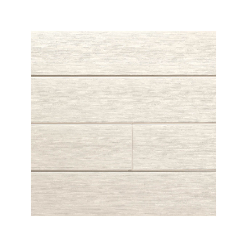 Lambris extérieur gris crème en PVC 240 x 18,5 x 0,6 cm 6 pièces DUMACLIN