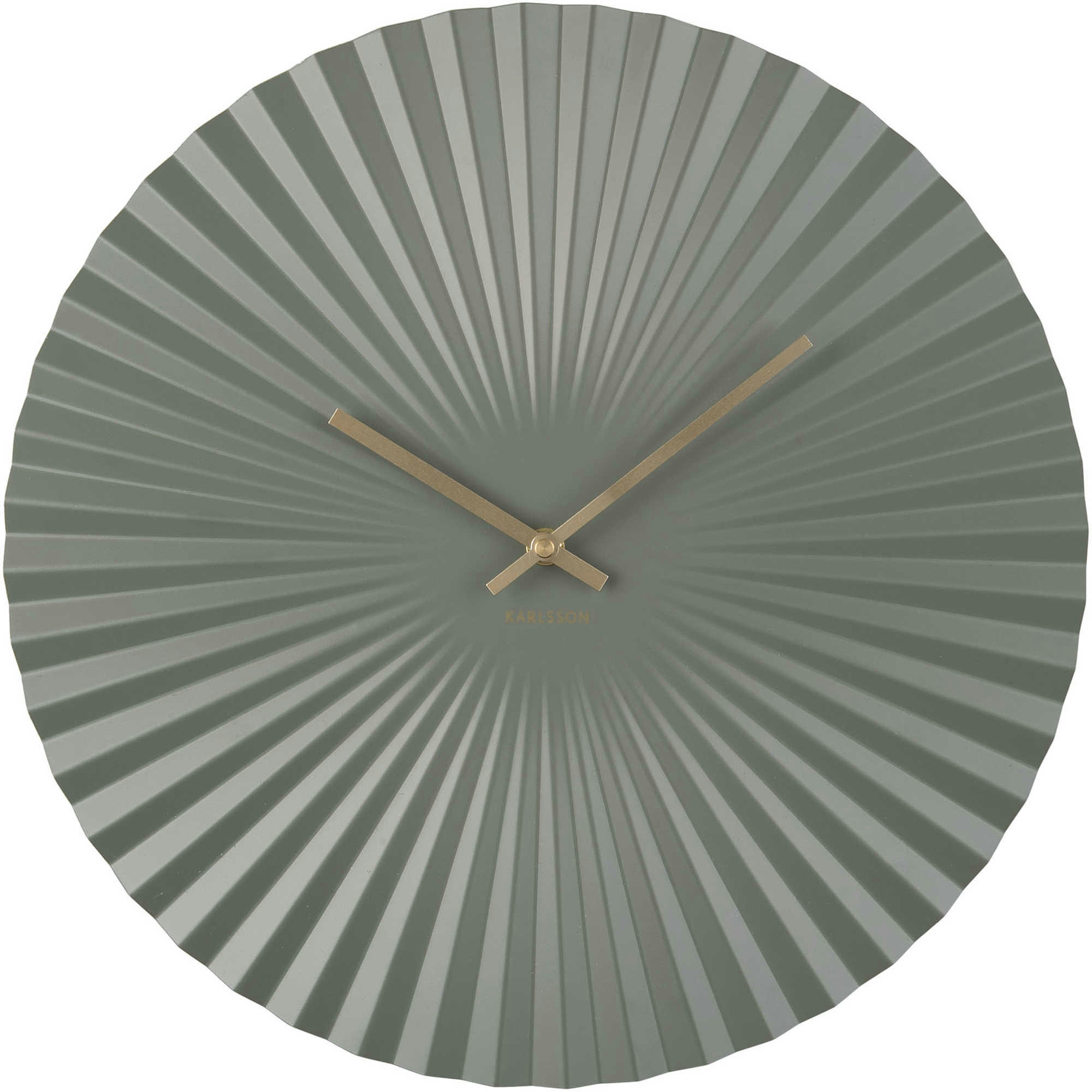 SENSU - Horloge murale vert jade D40