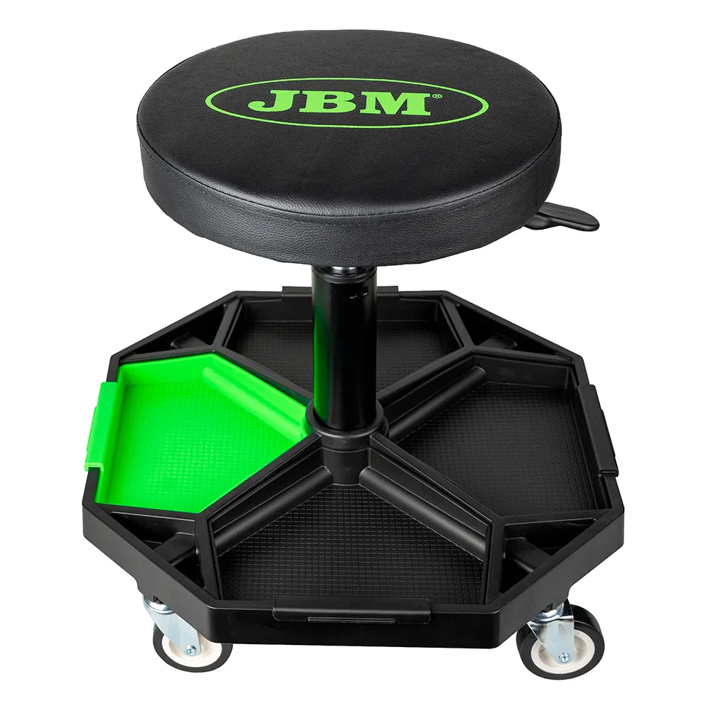 JBM Pneumatic Stool With Removable Trays