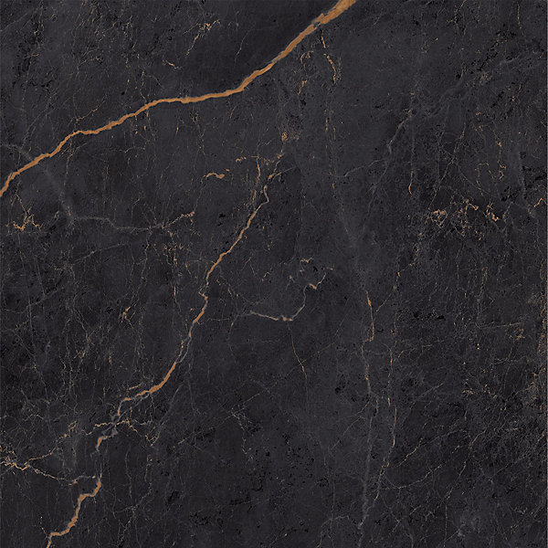 Panneau mural de salle de bain l.125 x H.255 cm, marbre anthracite et cuivre, Schulte DécoDesign