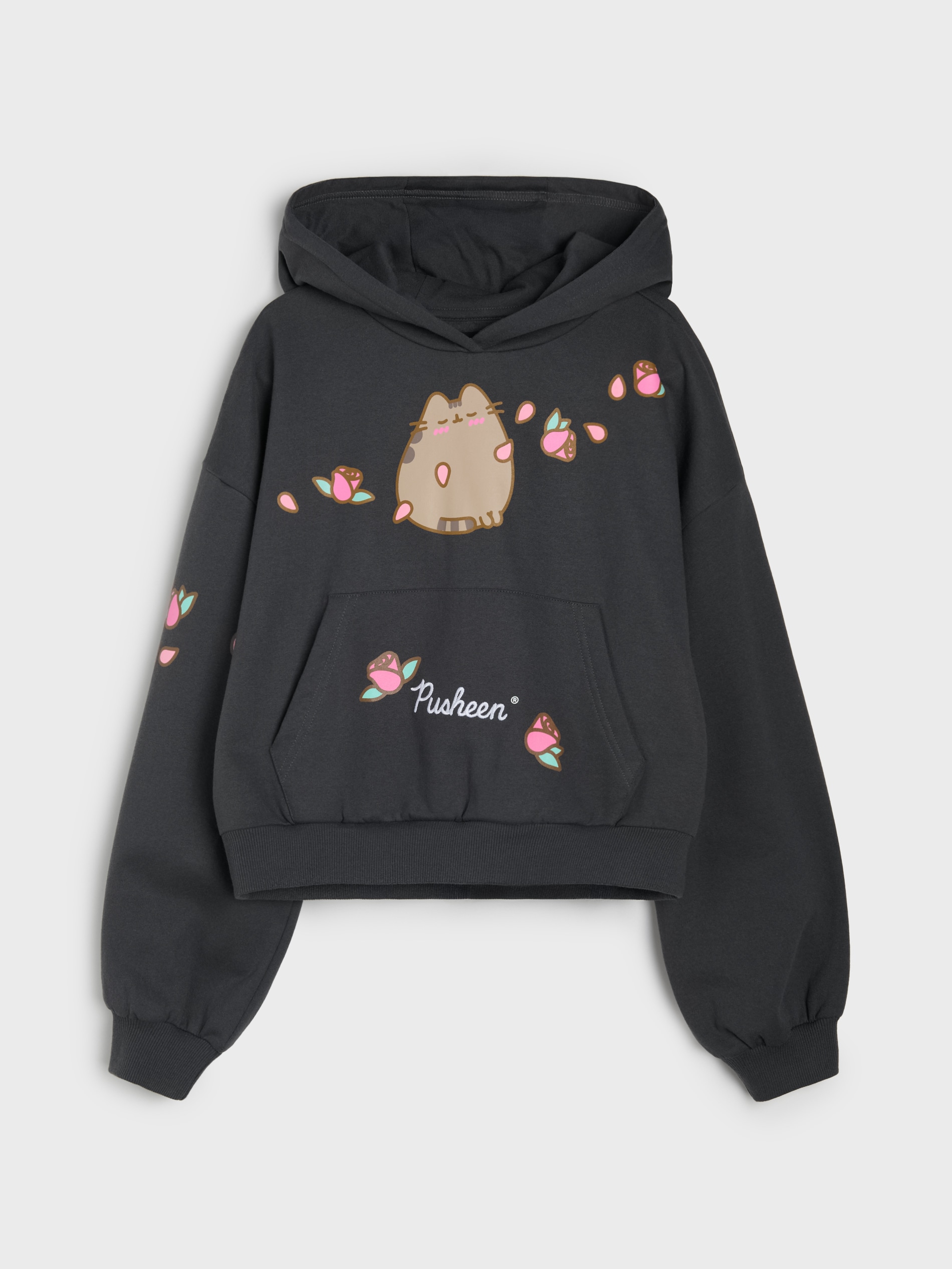 Bluza oversize z kapturem z nadrukiem Pusheen the Cat