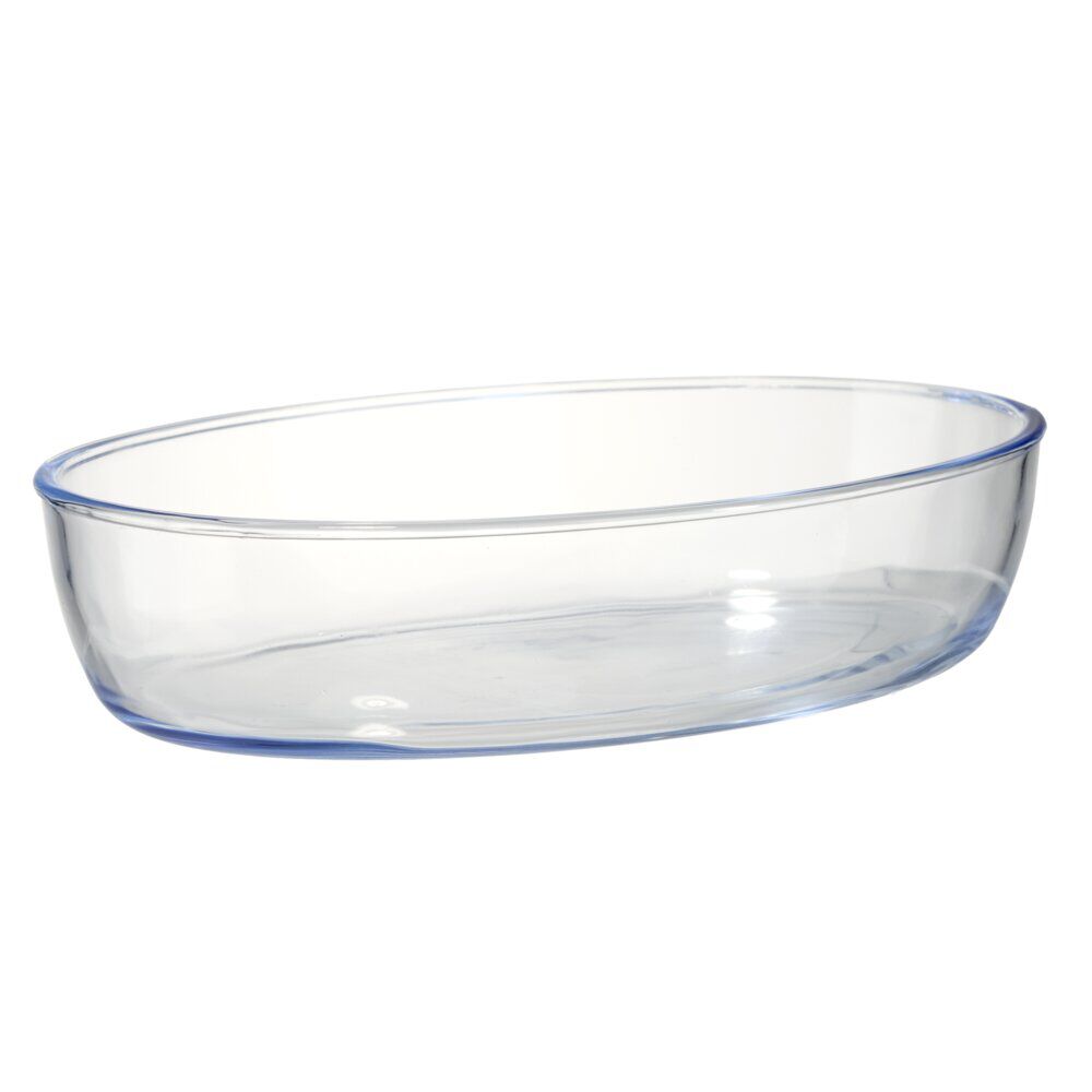 Plat à four ovale 1,5L en verre 26x18xH6cm