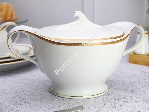 Serwis obiadowy na 12 osób (45el) Bogucice - Antonio Gold Plus 1171