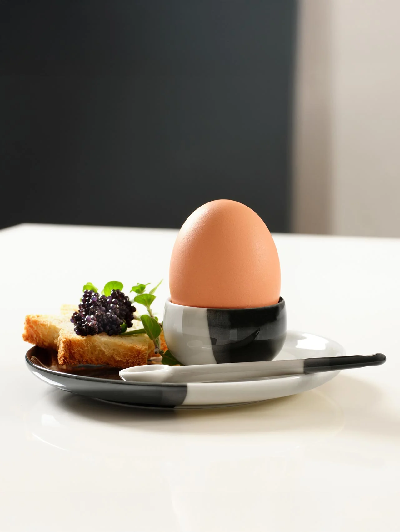 2er set eierbecher, black currant smoothie