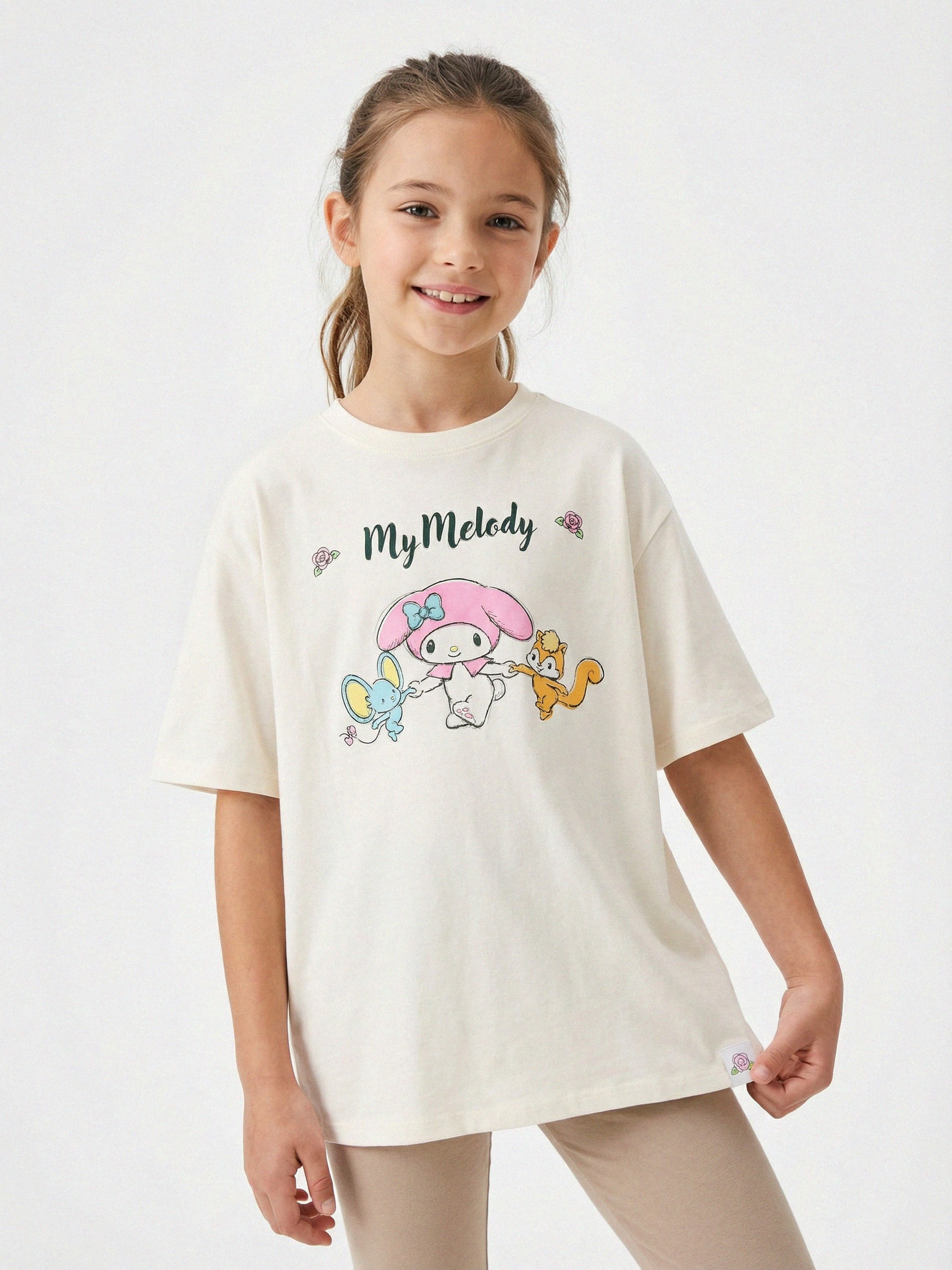 Bawełniana koszulka z nadrukiem My Melody