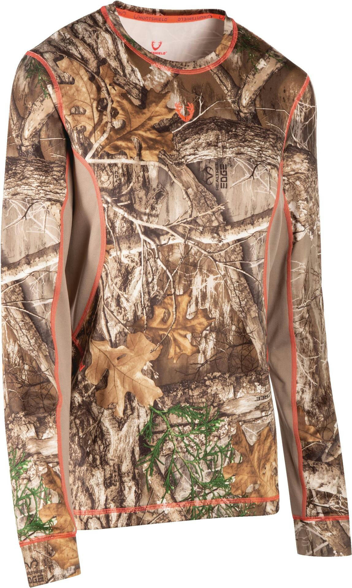 Huntshield Women's Base Layer Realtree Edge Top