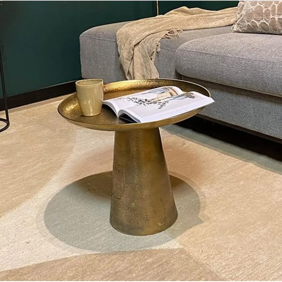 Furndea Salontafel Lavet Medium Goud 45x45x50cm