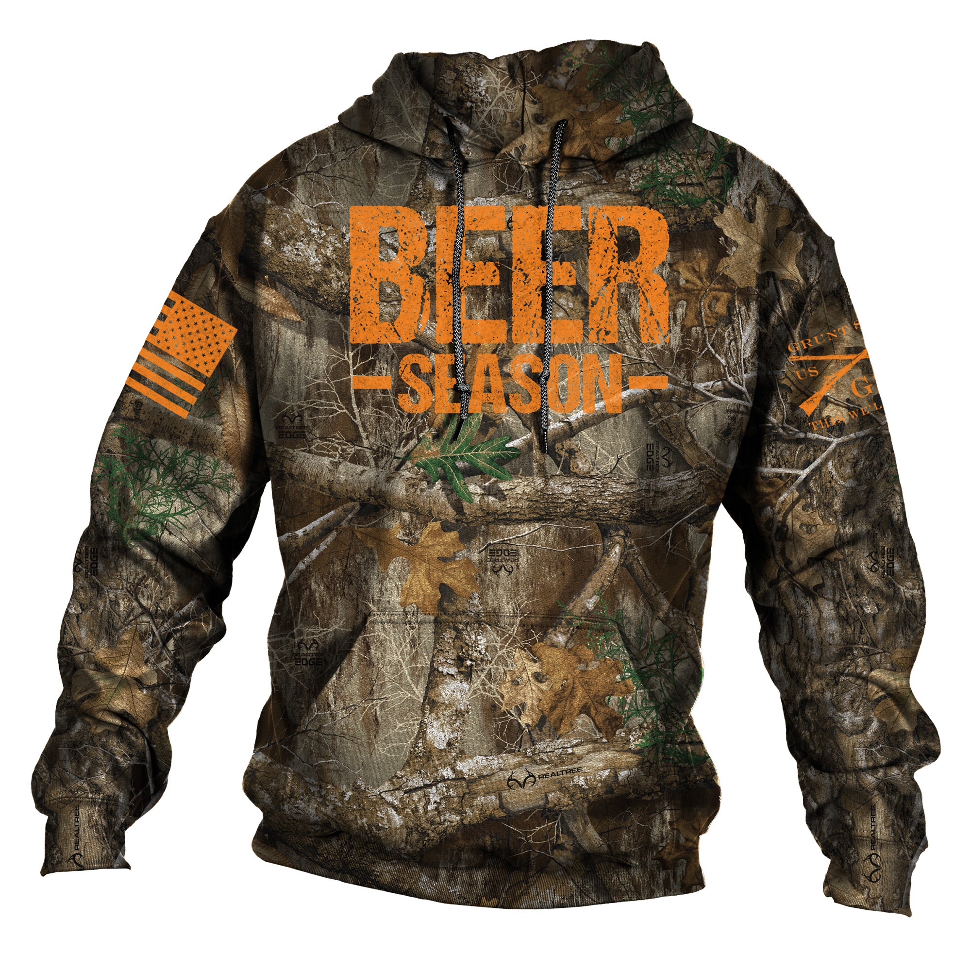 Realtree Edge - Beer Season Hoodie - All Over Camo