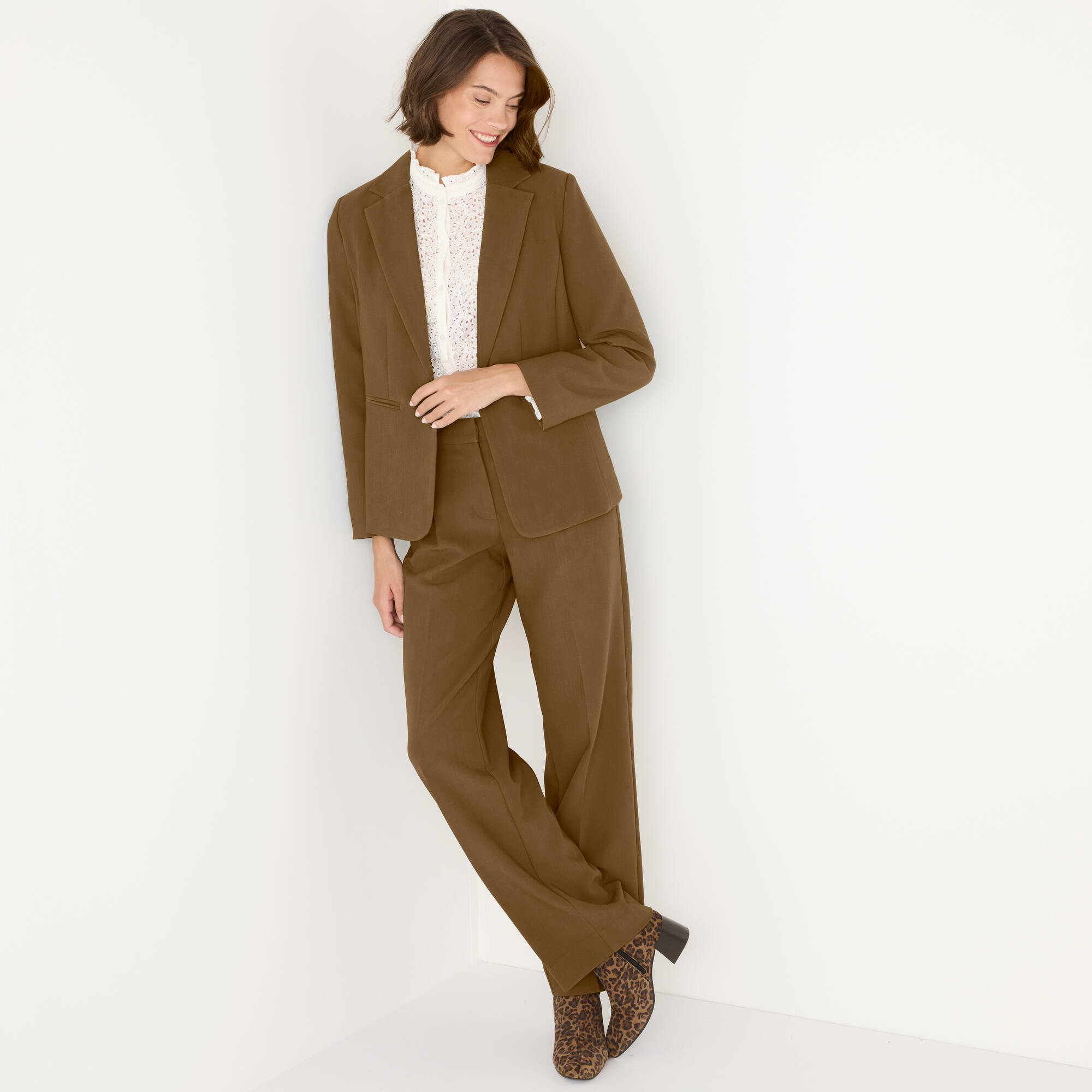 Pantalon large, fluide