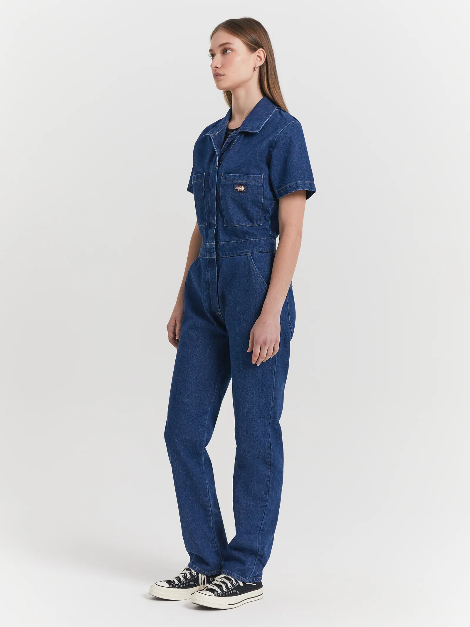 Smithville Denim Short Sleeve Coverall