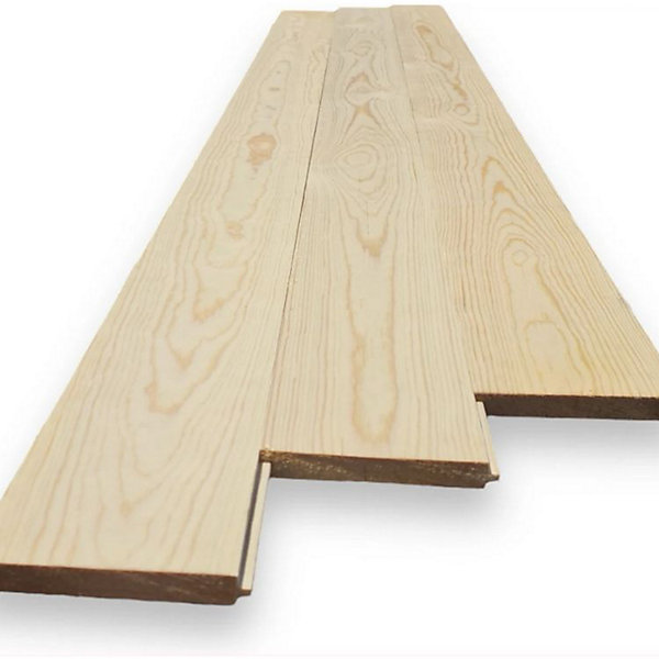 Parquet massif en pin de première qualité sans nœuds 5,20 m²/boîte 200x13x2 cm (20 lames)
