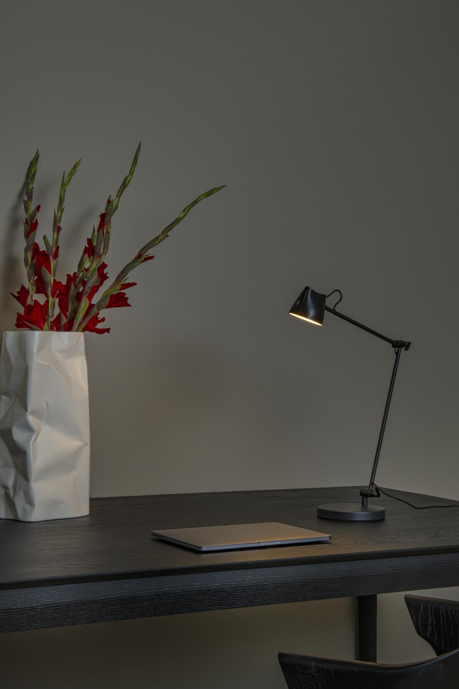 Lucide leeslamp MILNE - Geïntegreerde LED - Zwart